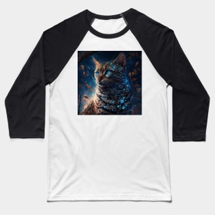 Shimmering Bengal Cat Baseball T-Shirt